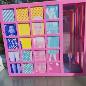 Barbie closet with accessories